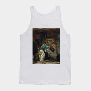 The Collector Of Pictures At The Time Of Augustus by Lawrence Alma-Tadema Tank Top